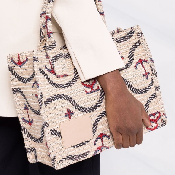 Sandro anchor-print jacquard tote - Picture 2 of 7